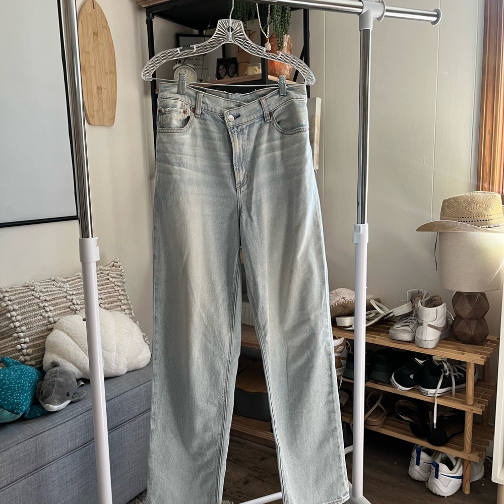American Eagle Outfitters Blue Straight Leg Jeans